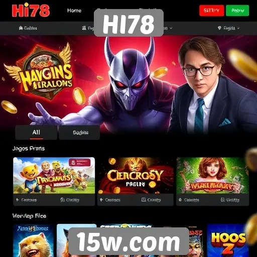 Comparativo de HI78 com outros sites de jogos